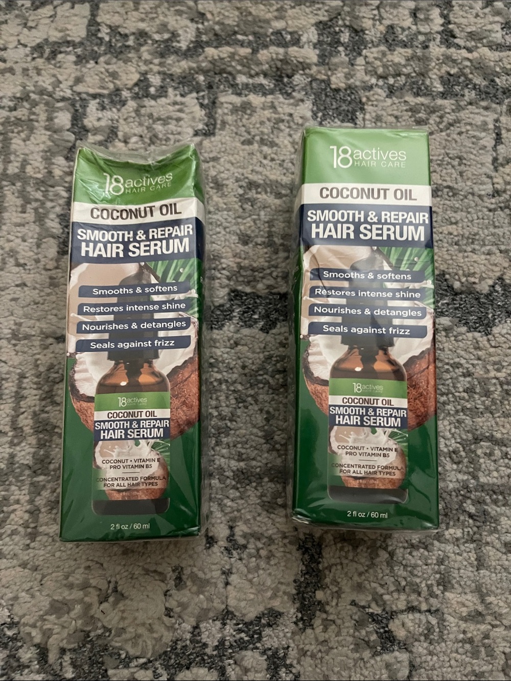 Active USA  woman Coconut Oil Smooth & Repair Hair Serum - Green Packaging